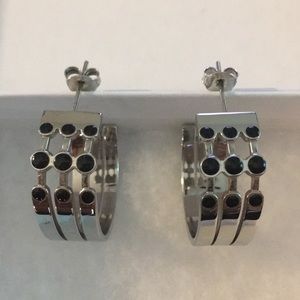 NWOT Swatch Hoop Earrings